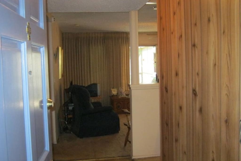 Hall to living room