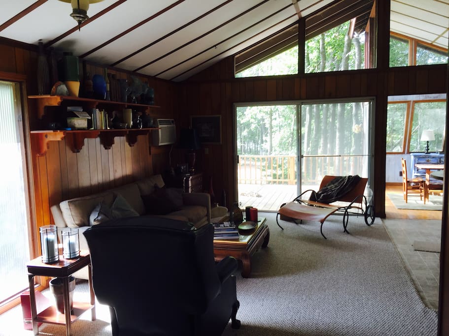 Your own private deck for BBQ or just sitting looking at the lake.
