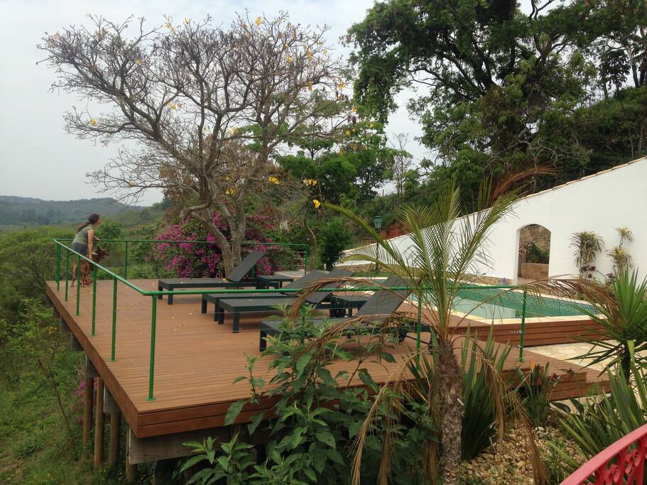 deck da piscina