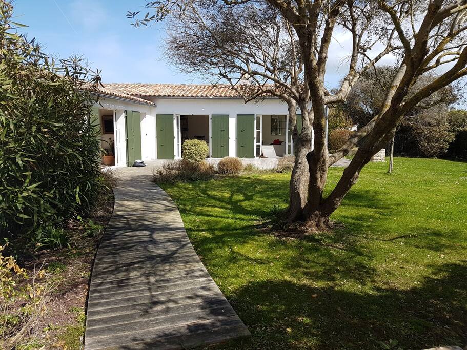 arrivée sur maison principale
