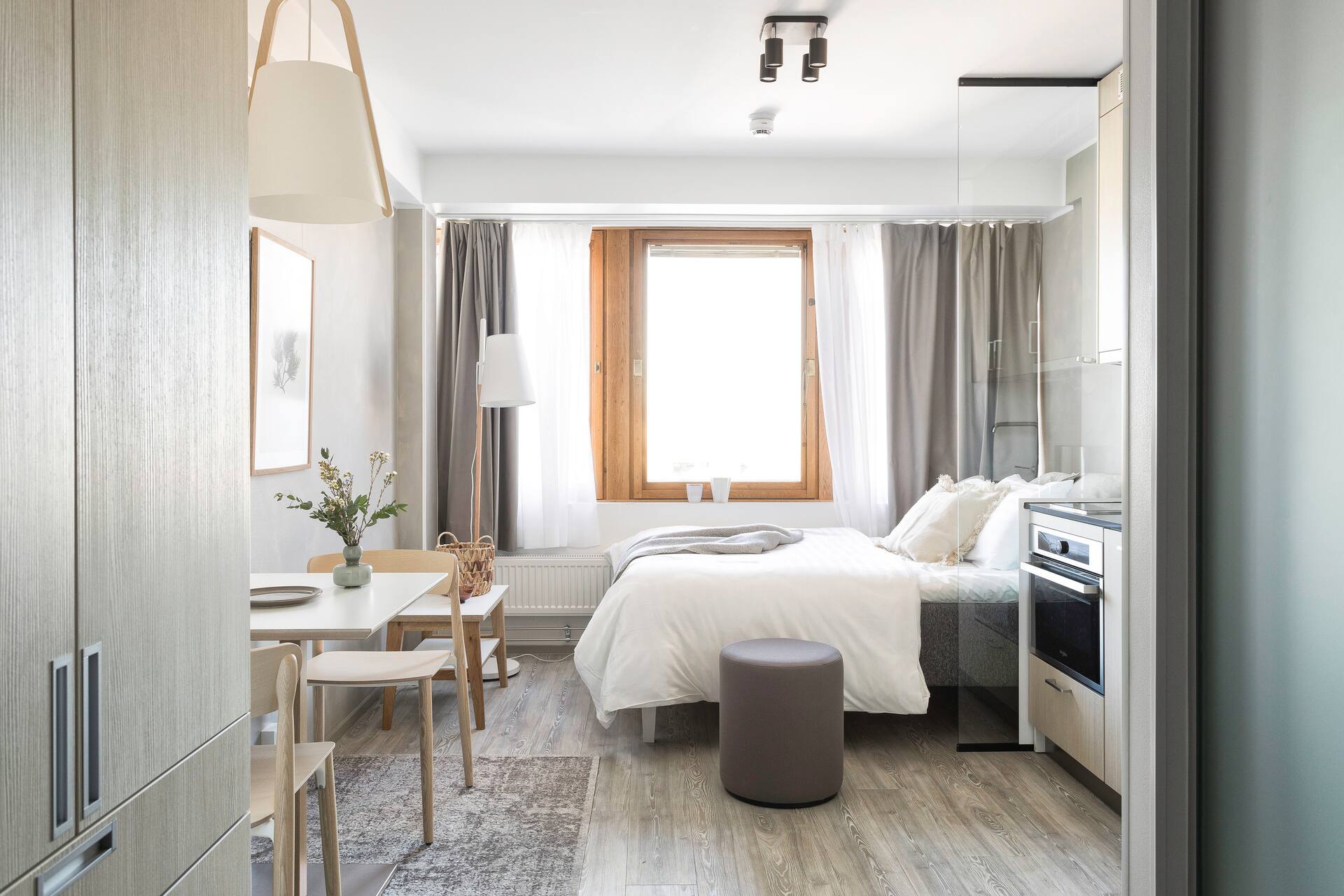 Fresh nordic style studio in urban Kallio