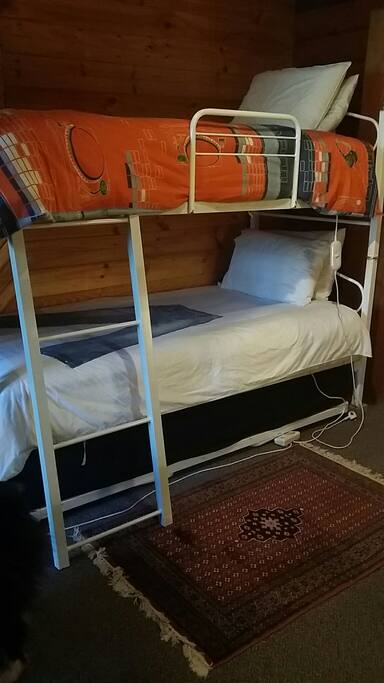 Bunk beds with trundle under