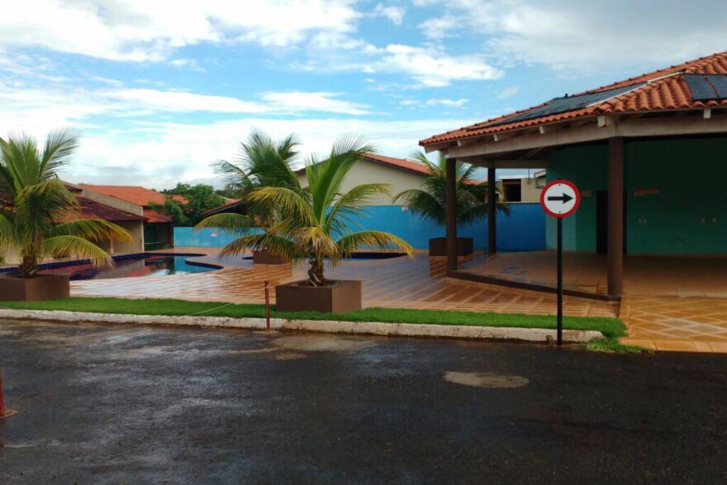 Vista área de lazer social - Pscina;
