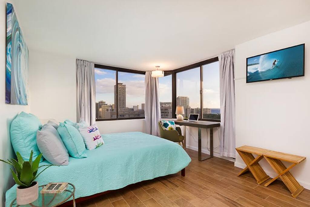 Stunning ocean views over Waikiki