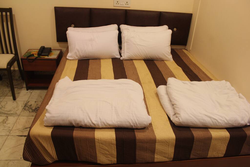 Bedroom 1 with linen