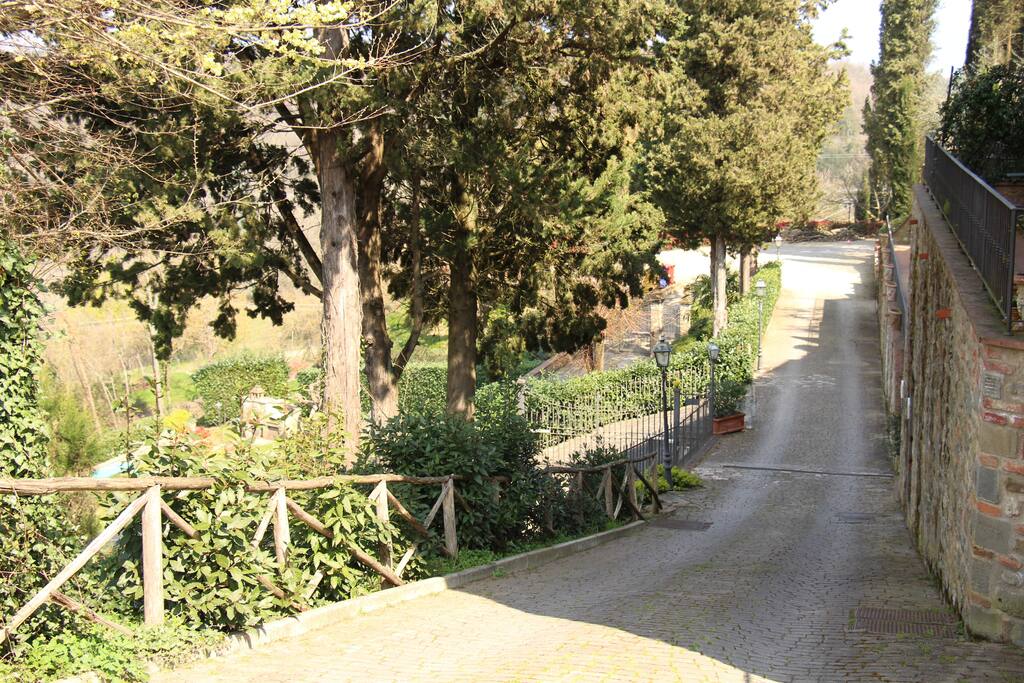 discesa dal parcheggio