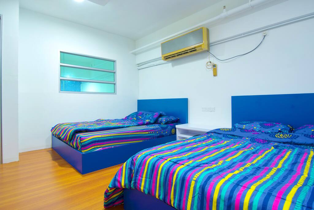 2 Queens Bed