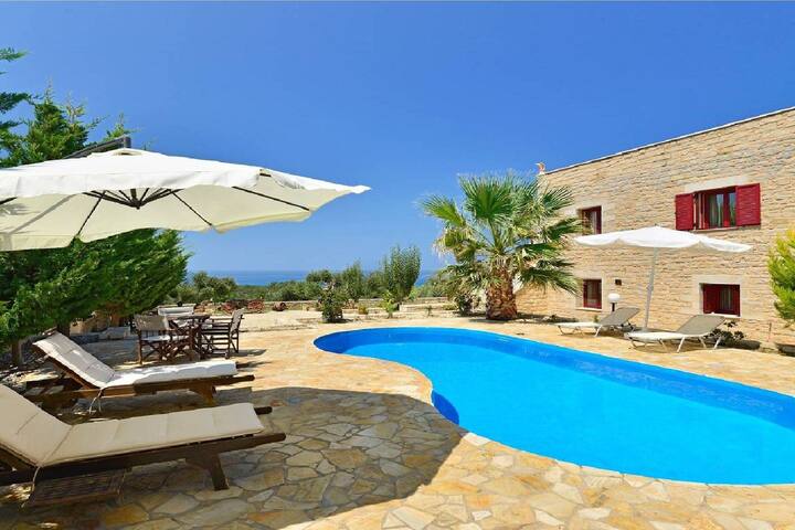 Grecian Villas – Artemis Seaview Villa With Privat