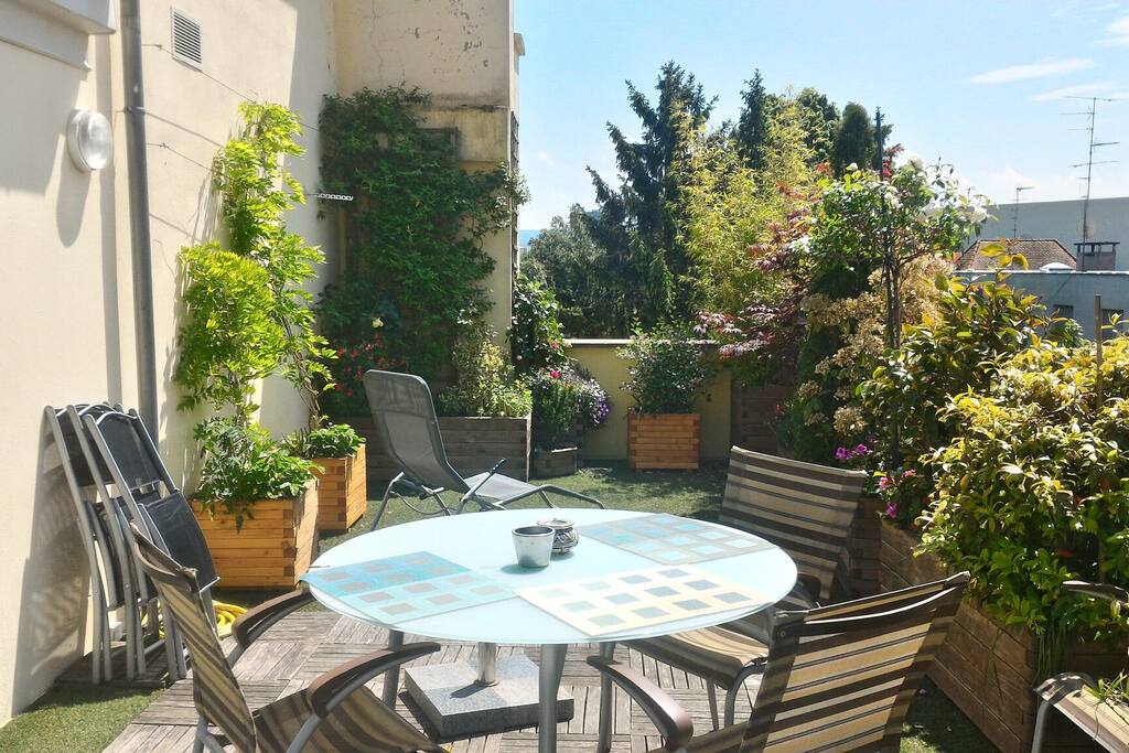Magnifique terrasse ensoleillé