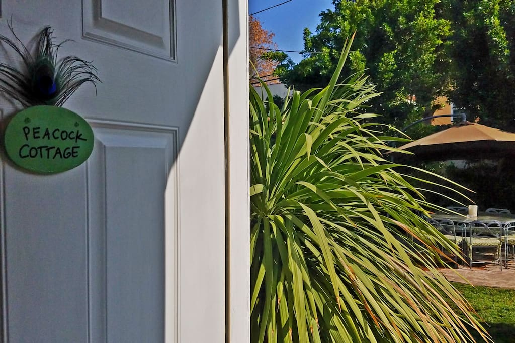 The Front Entrance of the cottage.