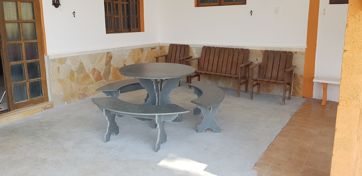Popular Airbnb listing: Chácara Serafim in a Closed Condominium in Santa Isabel