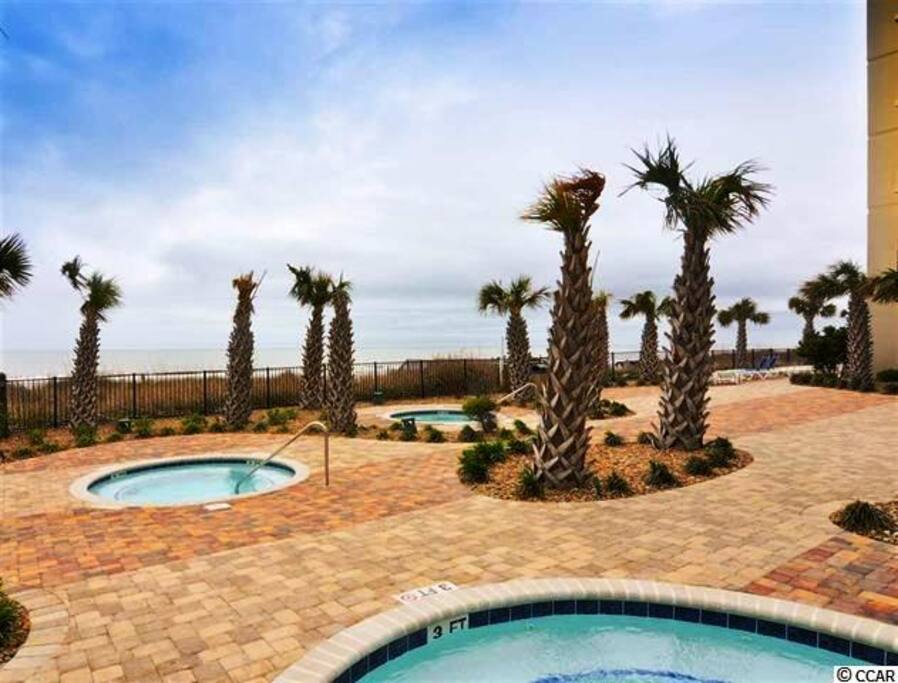 View from one of the pools