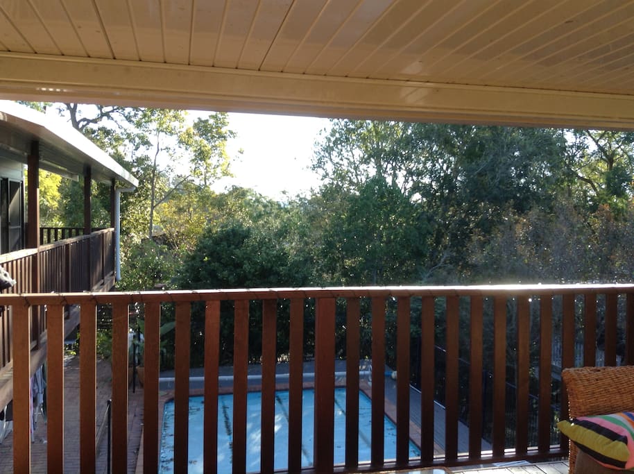 Pool from deck.