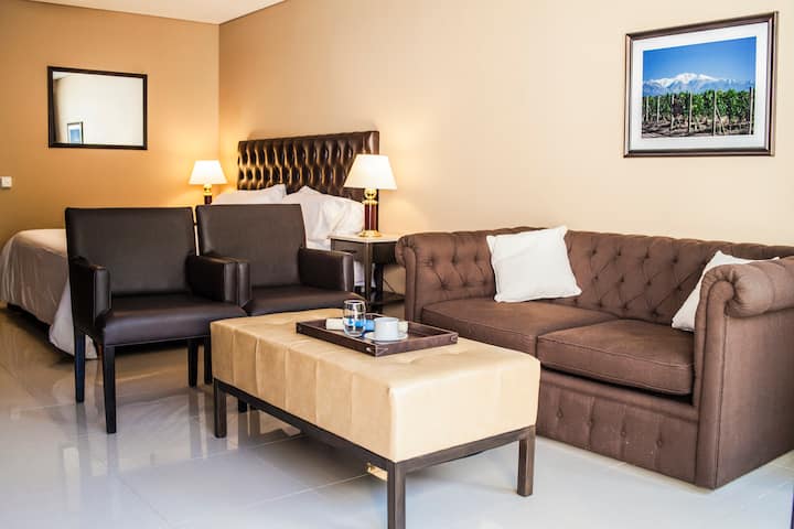 Monoambiente en Palermo con amenities y balcón