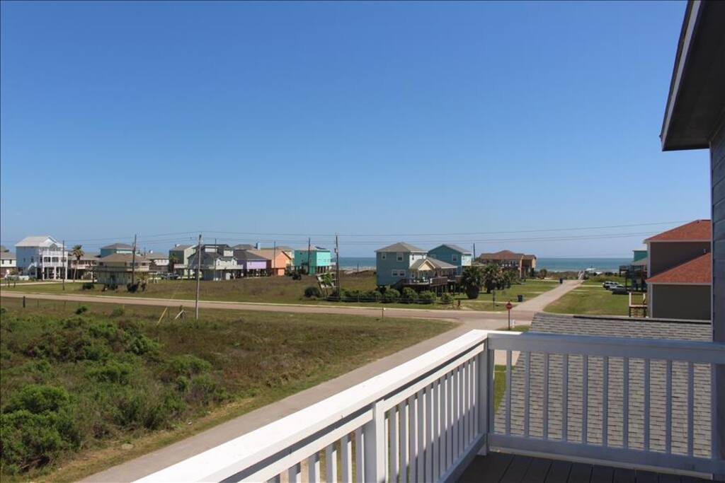 Views of the beach. Just a short walk away.