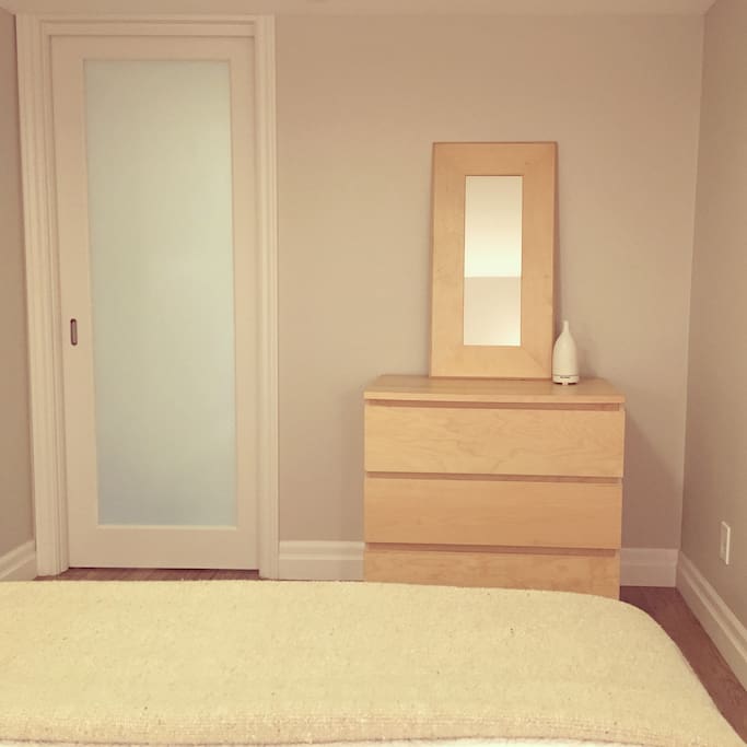Tidy, clean + uncluttered.