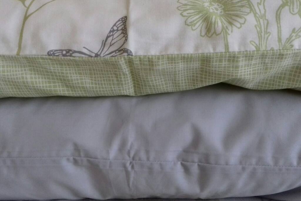 Plump Comfortable Pillows.