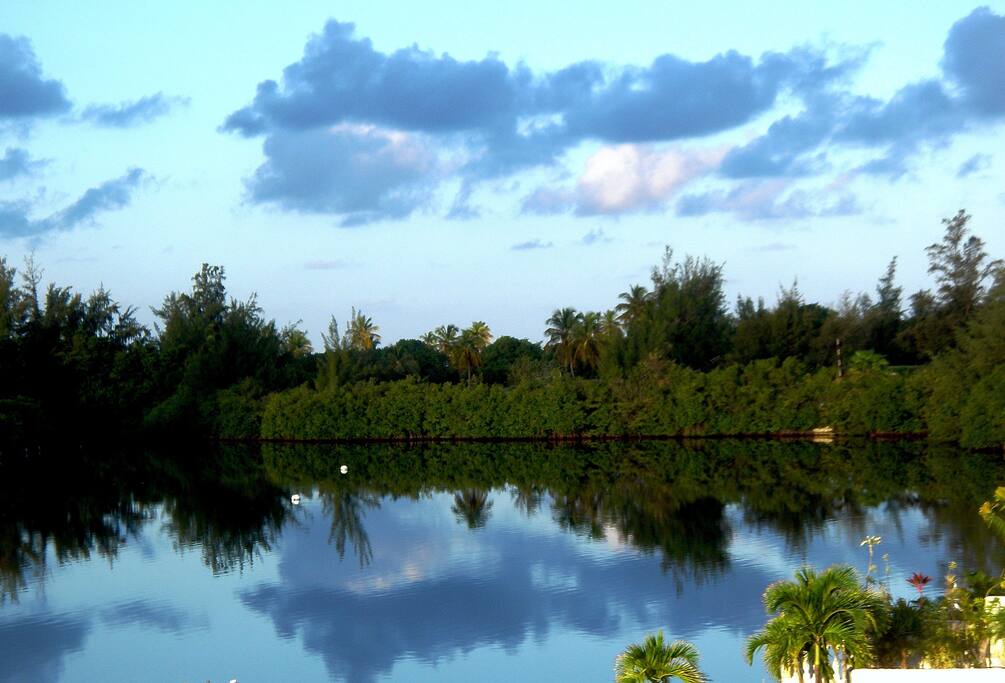 Vue sur le lagon