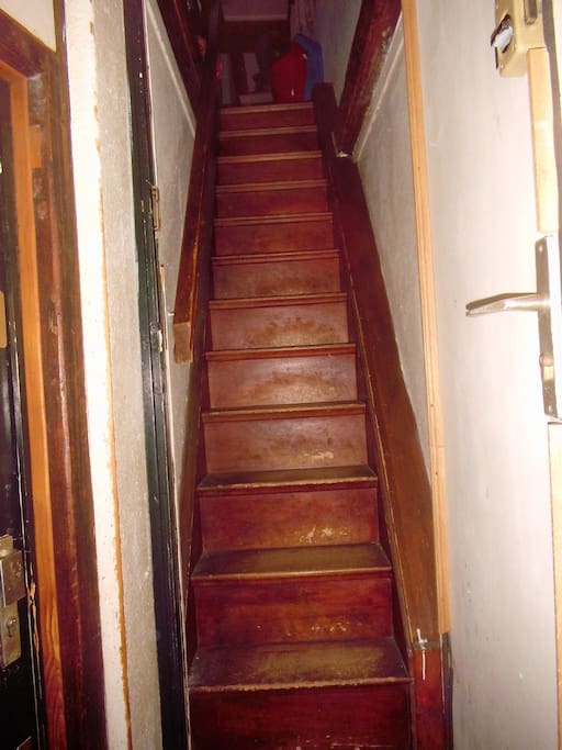 L'escalier d'entrée