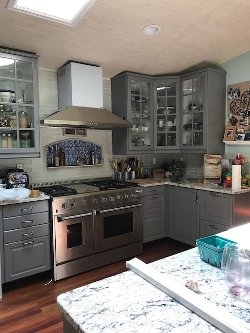 Gourmet Kitchen which you are free to use. Cook meals to save on costs.