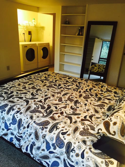 Washer and dryer.