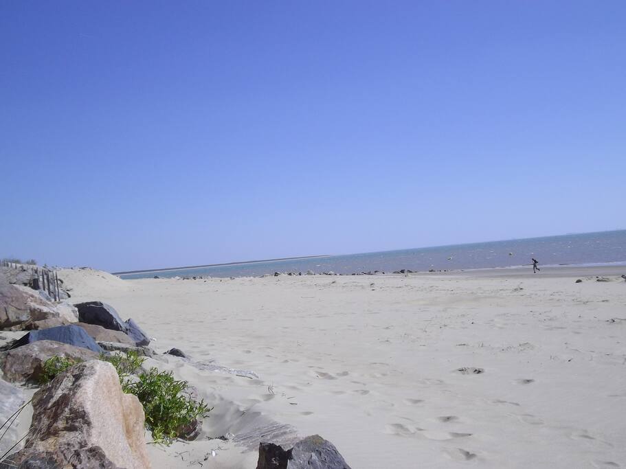 Plage au bout de la rue
