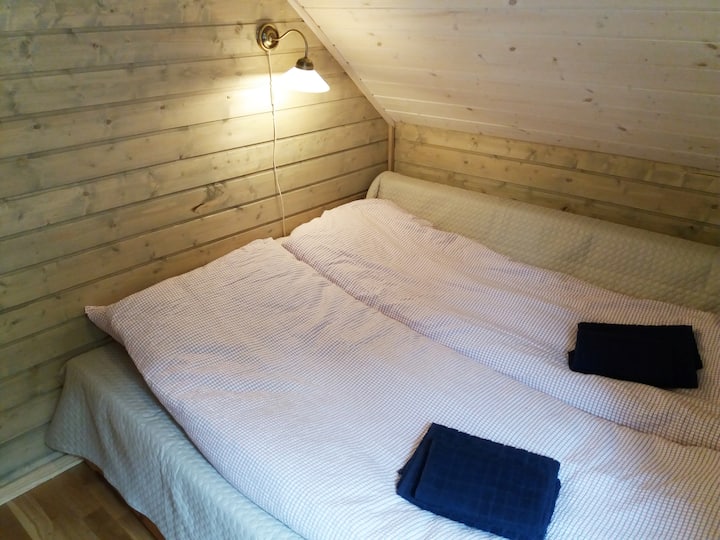 1号卧室，带双人床