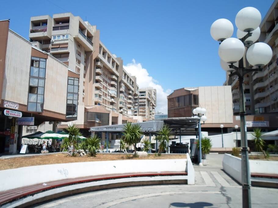 The photo showing the type of residential block of the area