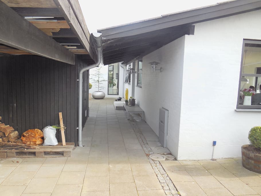 View from carport