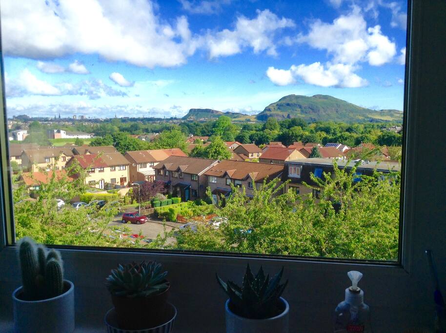 Kitchen view of Edinburgh