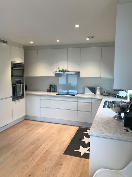 Fully equipped kitchen on the 1st. floor.