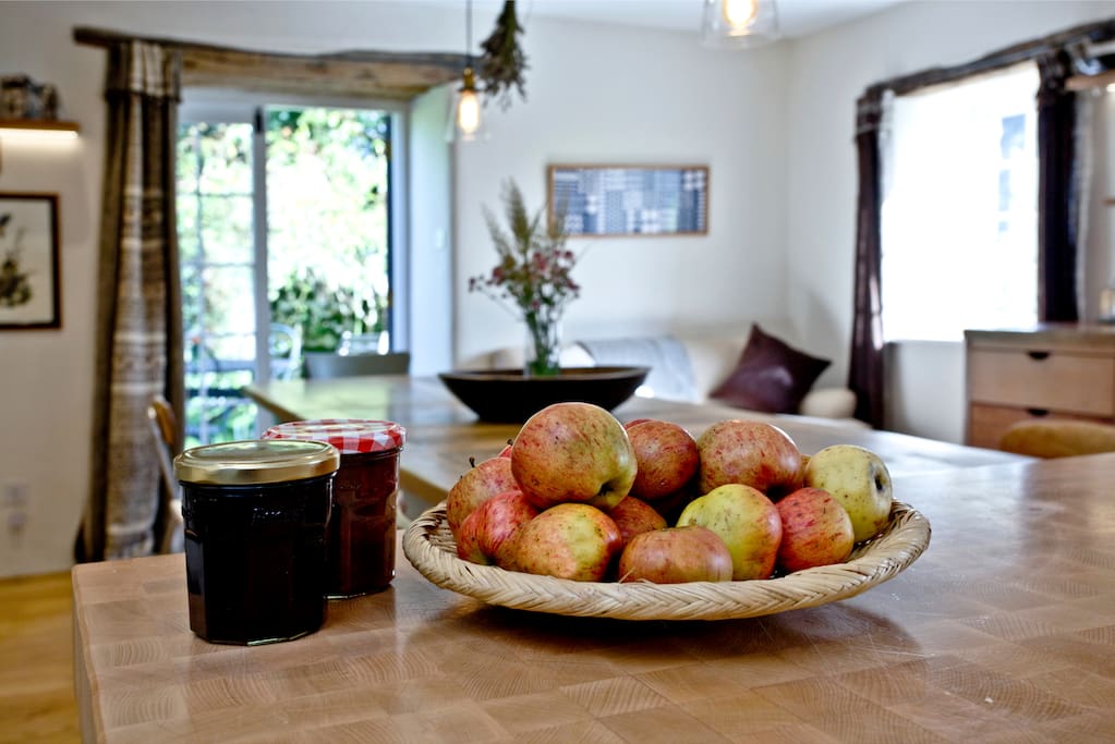Homemade and homegrown produce