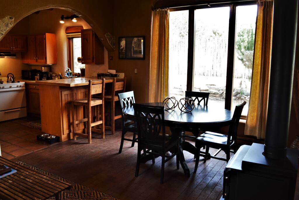 Absorb the morning sunlight as you cozy up on the couch to drink the delicious coffee and tea that we provide.