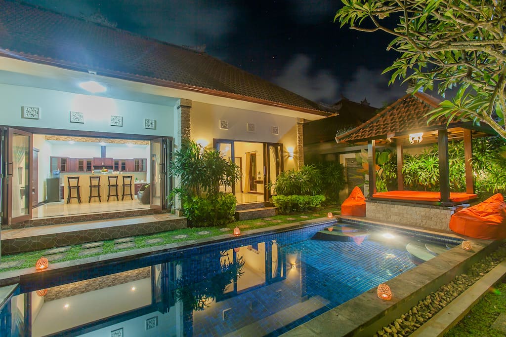 Gazebo overlooking the pool