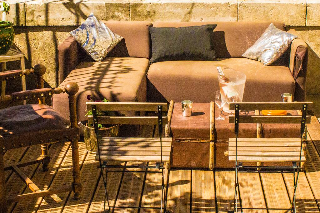 Notre terrasse extérieure