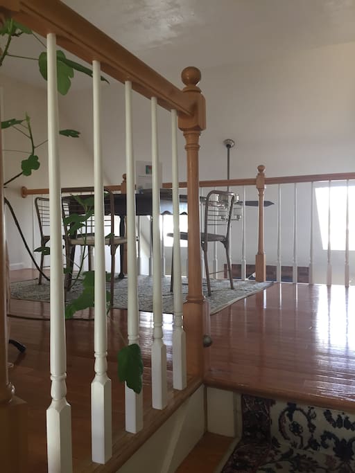Private second floor.