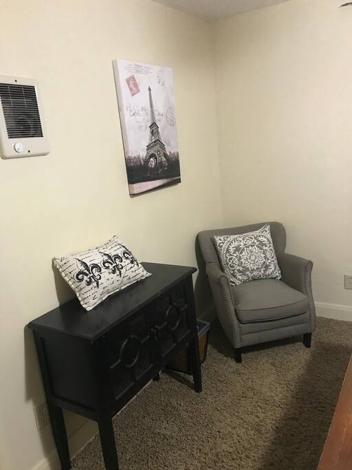 Bedroom 1 sitting area