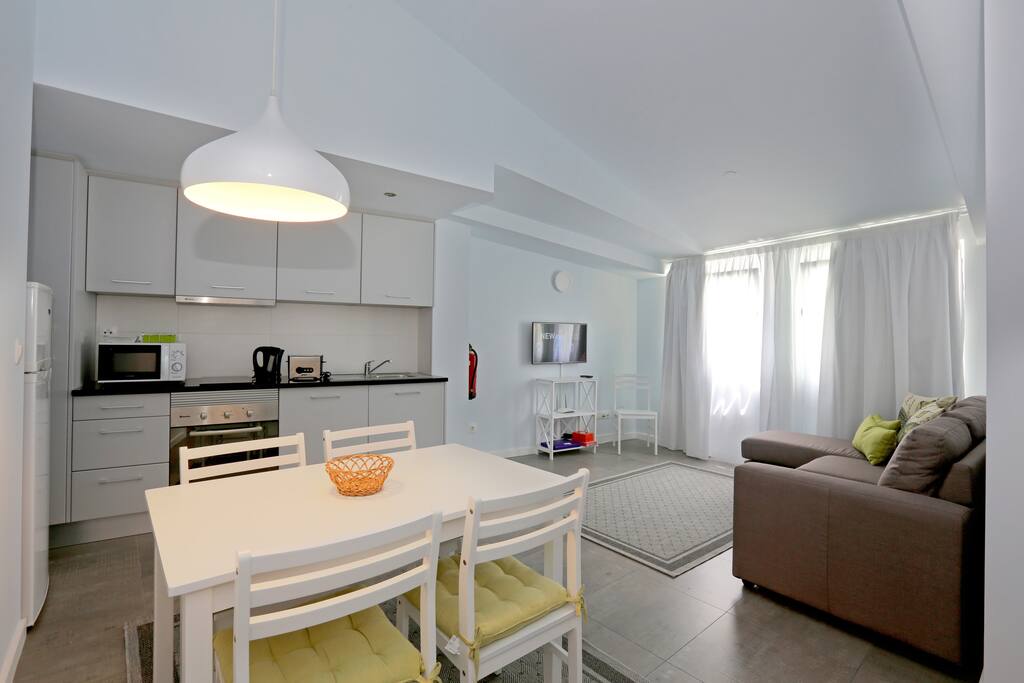 Sala de Estar e Kitchenette