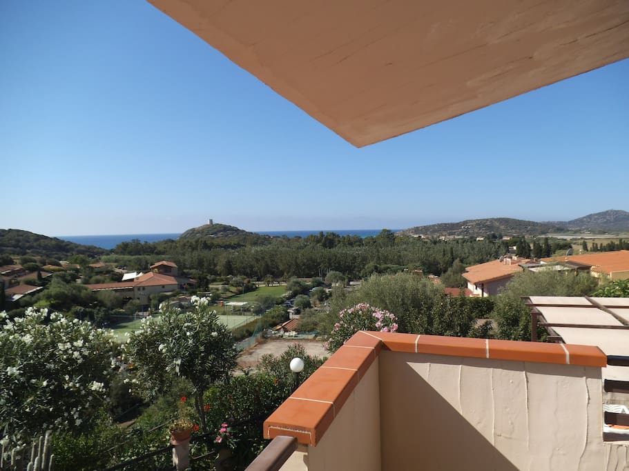 Panorama dal terrazzo