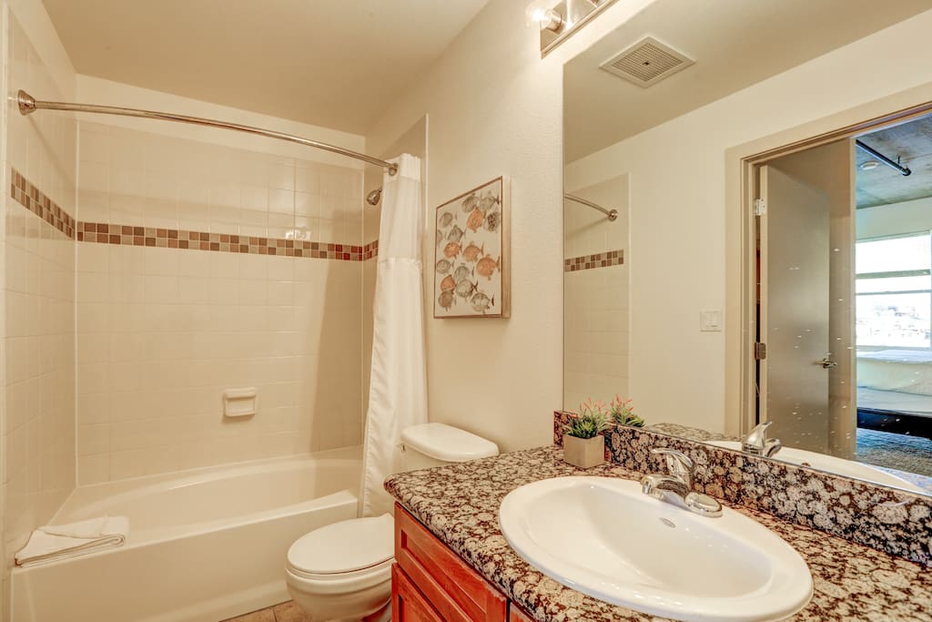 Bathroom at Premier Lofts by Stay Alfred