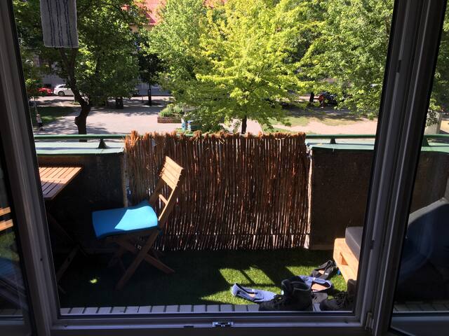 Apartment with nice view to park