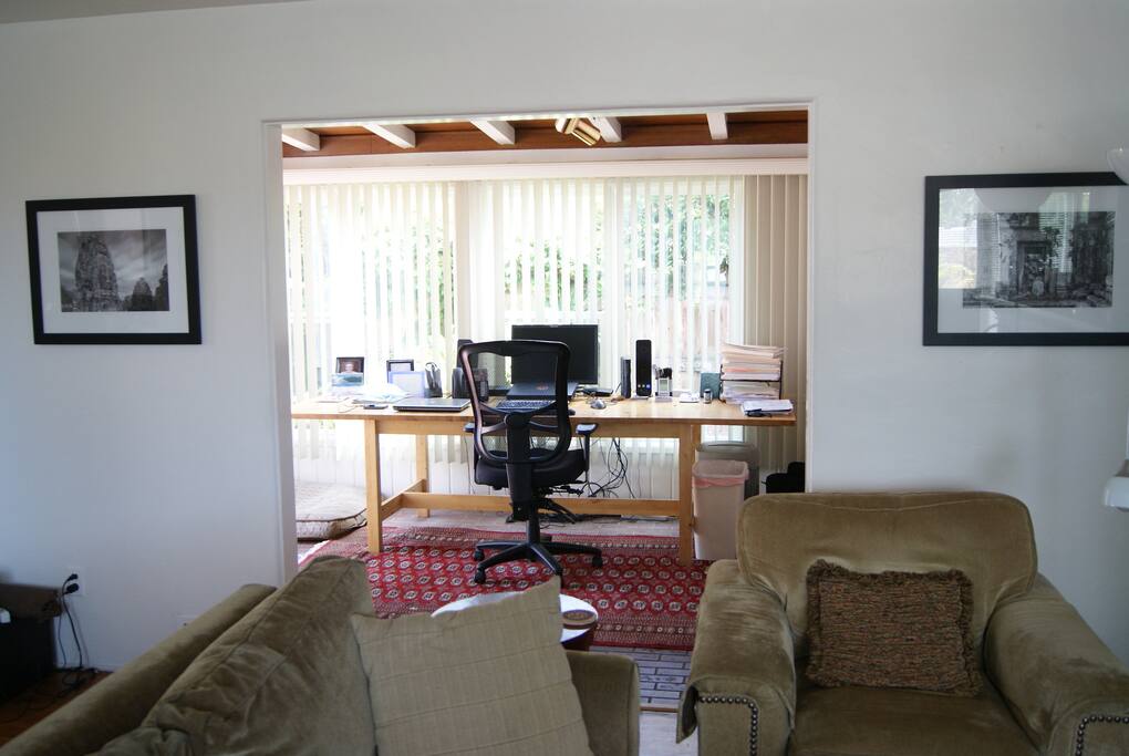 Office off living room
