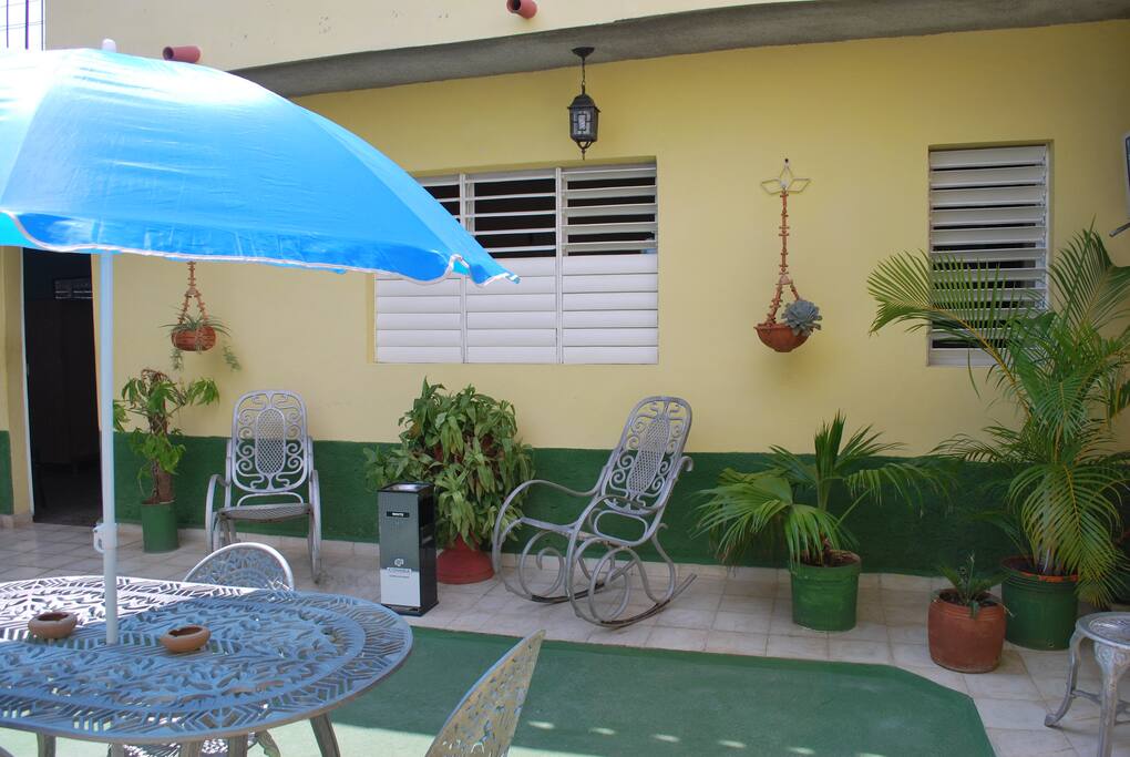Patio del alojamiento