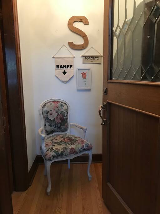 This is the front entrance to the unit.