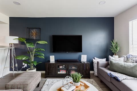 Modern Retreat near Disneyland: 2-Bedroom Condo