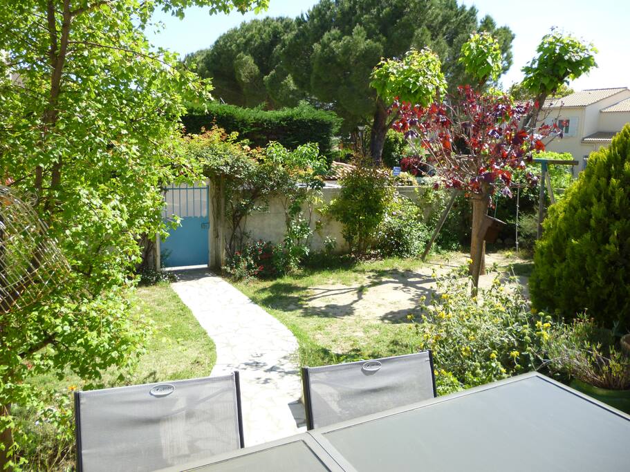 Vue de la terrasse.
