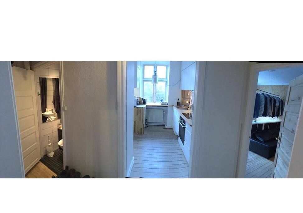 Perspective from the livingroom.