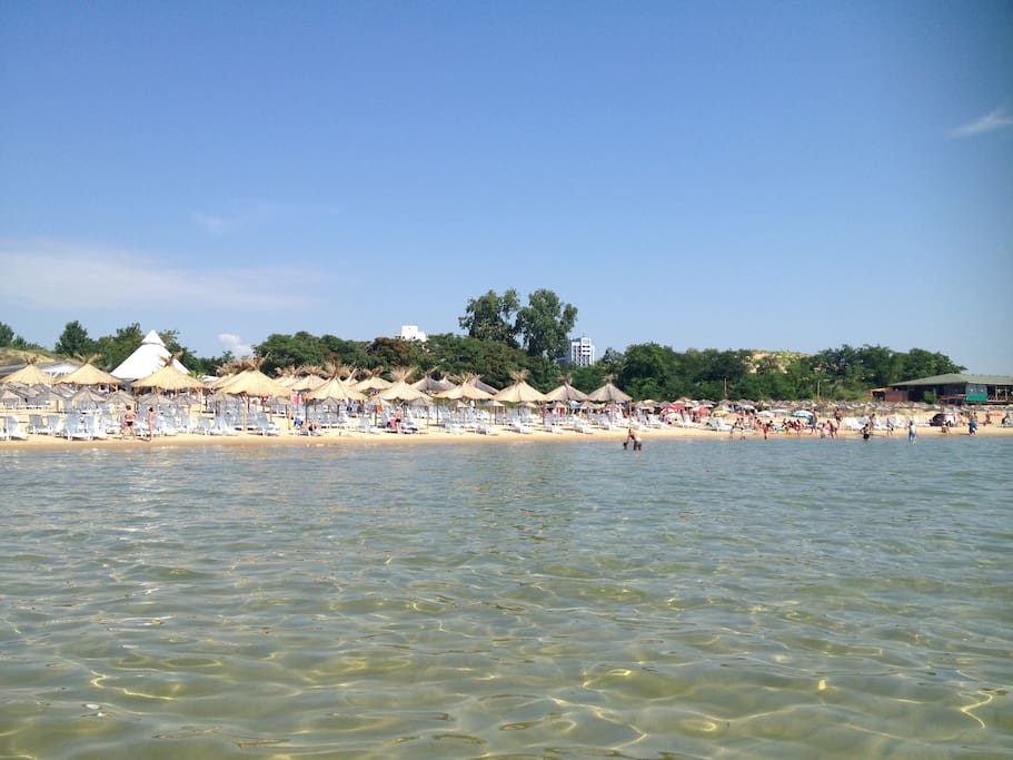 Beach 10 minutes drive away