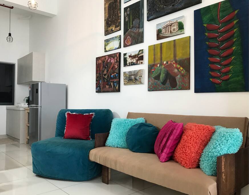 Decorated with vibrant colours to unearth the creativity in you