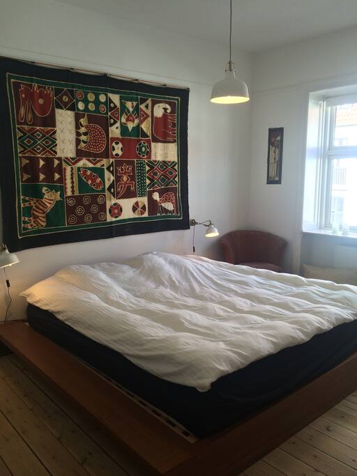 large separate bedroom